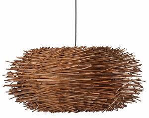 FARO BARCELONA Lampa wisząca Nido z naturalnego rattanu