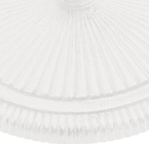 Podstawa pod parasol, biała, 45x45x30 cm, żeliwo