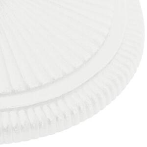 Podstawa pod parasol, biała, 45x45x30 cm, żeliwo