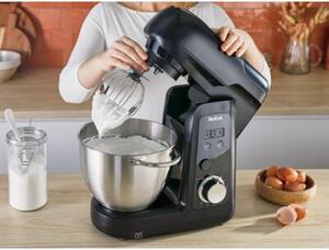 Robot kuchenny planetarny TEFAL Bake Partner Pro QB5458F0 1100W z maszynką do mięsa blenderem kielichowym i szatkownicą