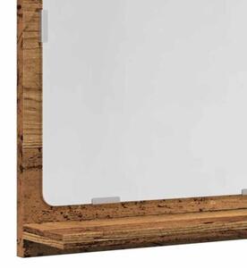 Szafka łazienkowa z lustrem, stare drewno, 40x11x37 cm