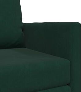 Sofa bed ciemna zieleÅ 74 x 77 x 81 cm aksamit