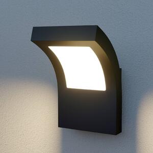 Kinkiet zewnętrzny LED Advik Arcchio, czarny, aluminium, nowoczesny