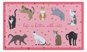 Wycieraczka 40x70 cm Life Is Better With Cats – Artsy Doormats