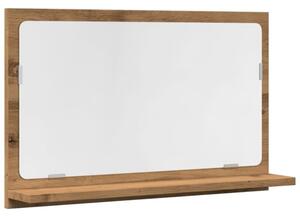 Szafka łazienkowa z lustrem, dąb artisan, 60x11x37 cm