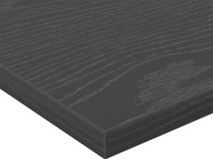 Półka na książki 4 szt. czarny 40 x 20 x 1,5 cm