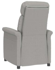 Fotel recliner jasnoszary jasnoszary 70.5 x 96.5 x 95 cm