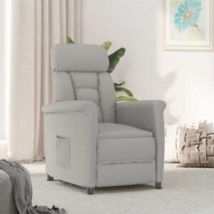 Fotel recliner jasnoszary jasnoszary 70.5 x 96.5 x 95 cm
