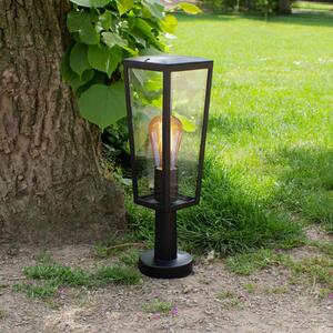 LUTEC Lampa cokołowa Pine z aluminium i szkła, IP44