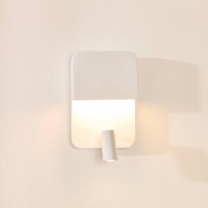 Lucide Kinkiet LED Boxer, biały / opal, salon / jadalnia, metal, nowoczesny