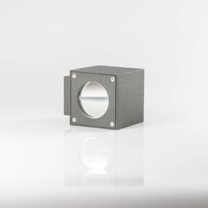 Kinkiet zewnętrzny LED Jarno Lucande, czarny, aluminium, nowoczesny