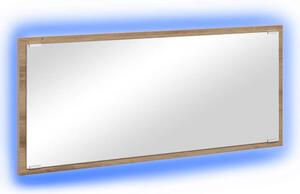 Lustro ze LED lights dÄ b rzemieÅlniczy 90 x 8,5 x 37 cm