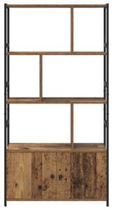 Półka na książki stare drewno 80 x 30 x 155,5 cm