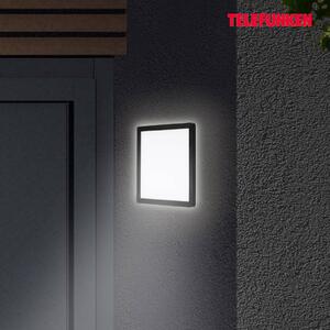 Telefunken Kinkiet zewnętrzny LED Nizza, 25x25cm, czarny