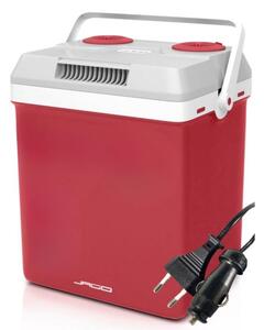 Chłodziarka elektryczna Jago 2 w 1, 25 l, czerwona