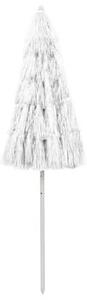 Parasol plażowy w hawajskim stylu, biały, 240 cm