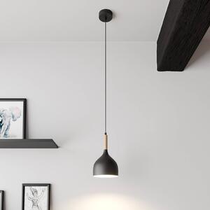 Lampa wisząca Noak Luminex, możliwość ściemniania, czarny, salon / jadalnia, metal, nowoczesny