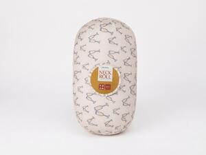 Poduszka podróżna CHEERS NECK ROLL 30x15 cm, biała