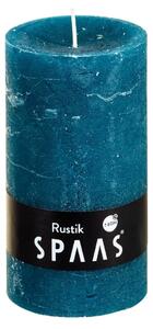 Świeca pieńkowa SPAAS RUSTIK 13 cm niebieska