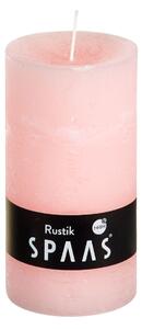 Świeca słupkowa SPAAS RUSTIK 13 cm różowa