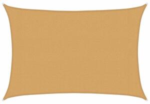 Żagiel przeciwsłoneczny, 160 g/m², piaskowy, 3x4 m, hdpe