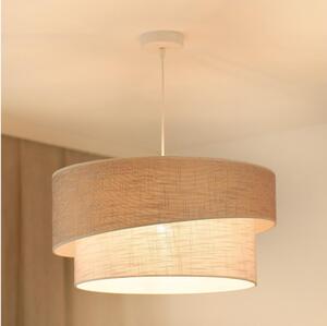 Brilagi Brilagi - Żyrandol na lince DOVER SHINE 1xE27/15W/230V śr. 50 cm szary/kremowy BG1153