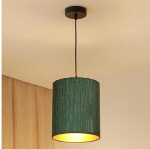 Brilagi Brilagi - Żyrandol na lince BOSTON ROLLER 1xE27/15W/230V śr. 21 cm zielony/złoty BG1232