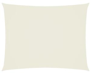 Prostokątny żagiel ogrodowy, tkanina oxford, 3x4,5 m, kremowy
