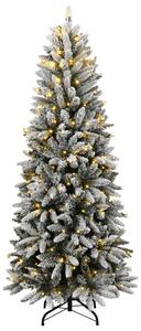 Sztuczna choinka, ośnieżona, 300 lampek LED, 240 cm