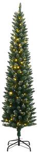 Sztuczna, smukła choinka, 300 LED, 210 cm