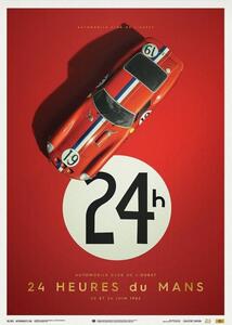 Druk artystyczny Ferrari 250 Gto - Red - 24h Le Mans - 1962 - Collector's Edition, Automobilist