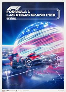 Druk artystyczny Formula 1 - Las Vegas Grand Prix - City of Lights - 2023, Automobilist