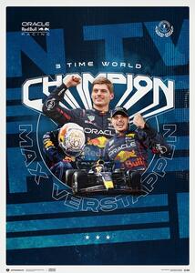 Druk artystyczny Oracle Red Bull Racing - Max Verstappen - 2023 F1 World Drivers' Champion, Automobilist