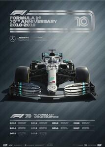 Druk artystyczny Formula 1 Decades - 2010s Mercedes-amg Petronas F1 Team, Automobilist