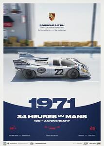 Druk artystyczny Porsche 917 Kh - 24h Le Mans - 100th Anniversary - 1971, Automobilist