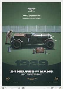 Druk artystyczny Bentley Speed Six - 24h Le Mans - 100th Anniversary - 1929, Automobilist