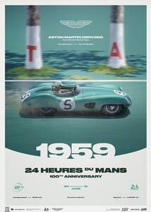 Druk artystyczny Aston Martin DBR1 300 - 24h Le Mans - 100th Anniversary - 1959, Automobilist