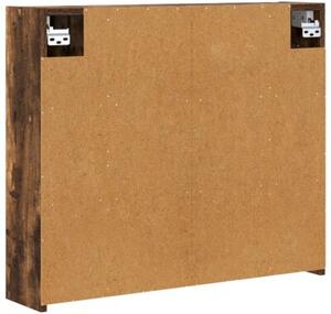 Szafka z lustrem do łazienki dąb wędzony 73,5 x 16 x 62,5 cm