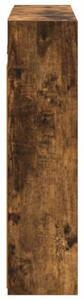 Szafka z lustrem do łazienki dąb wędzony 73,5 x 16 x 62,5 cm