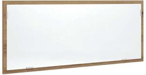 Lustro Åazienkowe z LED, dÄ b artisan, 100x8,5x37 cm
