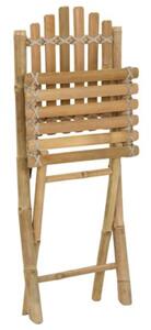 Krzesło ogrodowe 4 szt. naturalny 42 x 53 x 90 cm bambus