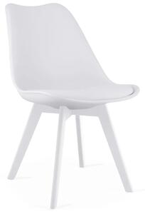 Białe stylowe krzesło B5-W06