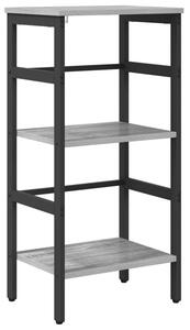 Półka na książki szary sonoma 40 x 29,5 x 81 cm