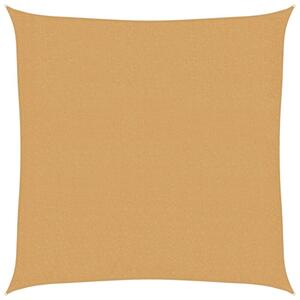 Żagiel przeciwsłoneczny, 160 g/m², piaskowy, 3x3 m, hdpe