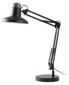 FARO BARCELONA Lampa stołowa Snap, ciemnoszara, stal, wysokość 57 cm