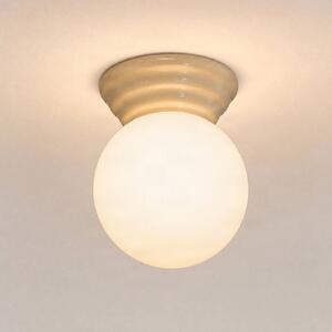 Lampa sufitowa Zori SOLLUX LIGHTING, możliwość ściemniania, biały / opal, łazienka, szkło, nowoczesny