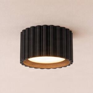 Lampa sufitowa Aura 1 SOLLUX LIGHTING, możliwość ściemniania, czarny, przedpokój, aluminium, nowoczesny