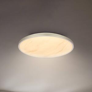 Briloner Lampa sufitowa LED Competo, możliwość ściemniania, kremowy / amber, biuro, tworzywo sztuczne, nowoczesny