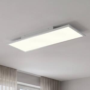 Lampa sufitowa LED Quais Lindby, biały / opal, kuchnia, aluminium, nowoczesny
