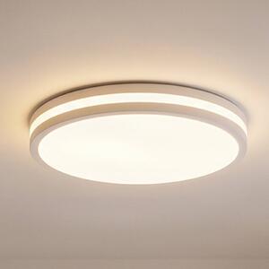 Lampa sufitowa LED Arnim Lindby, możliwość ściemniania, biały / opal, łazienka, tworzywo sztuczne, nowoczesny